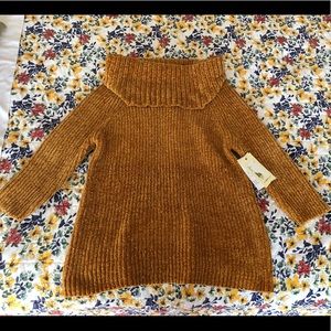 Chenille Mustard Reba Top